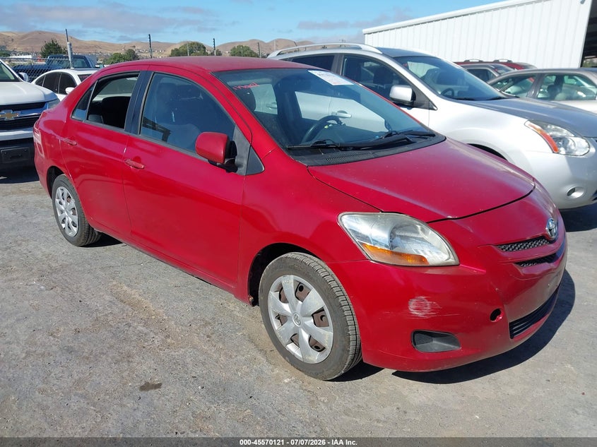 2007 Toyota Yaris VIN JTDBT923771175183 IAAI salvage auction — FRONT END, Salvage (California), sold $1,250 on 2026-07-30 (photo 1)