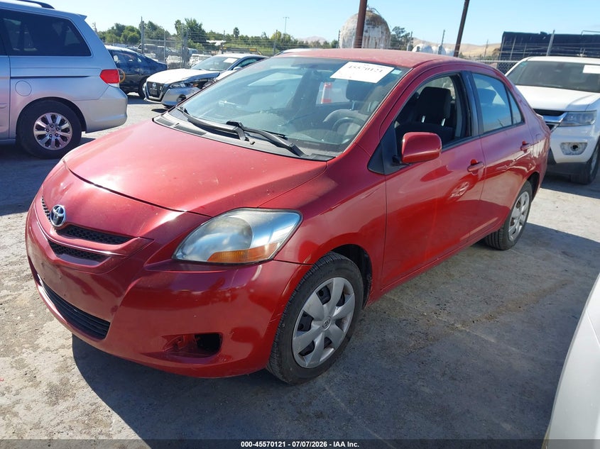 2007 Toyota Yaris VIN JTDBT923771175183 IAAI salvage auction — FRONT END, Salvage (California), sold $1,250 on 2026-07-30 (photo 2)