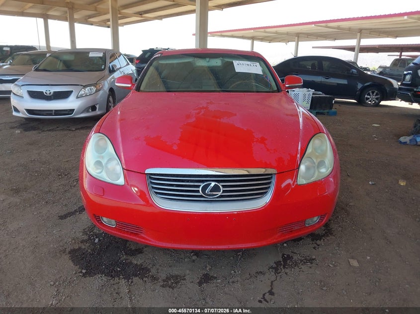 2005 Lexus Sc 430 VIN JTHFN48Y150070044 IAAI salvage auction — NORMAL WEAR, Clear (Arizona), sold $2,150 on 2026-07-28 (photo 6)