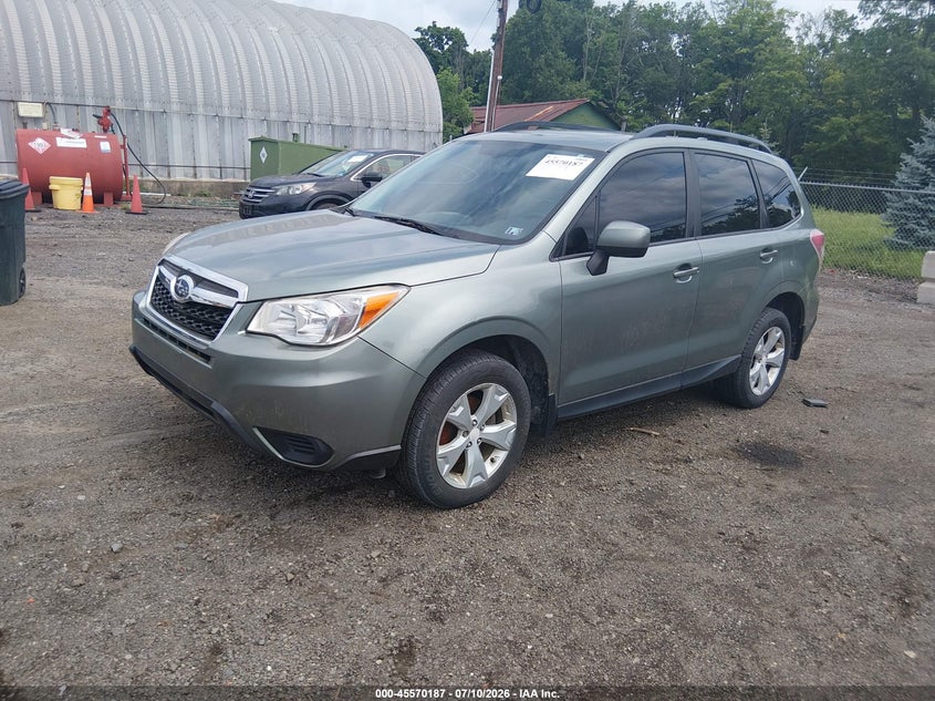 2016 Subaru Forester VIN JF2SJADC3GH449749 IAAI salvage auction — NORMAL WEAR, Clear (Pennsylvania), sold $750 on 2026-07-30 (photo 2)