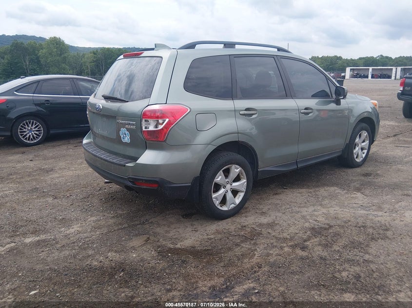 2016 Subaru Forester VIN JF2SJADC3GH449749 IAAI salvage auction — NORMAL WEAR, Clear (Pennsylvania), sold $750 on 2026-07-30 (photo 4)