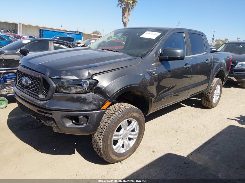 2020 Ford Ranger VIN 1FTER4EH8LLA10697 IAAI salvage auction — FRONT END, Salvage (California), sold $10,250 on 2026-07-29 (photo 2)