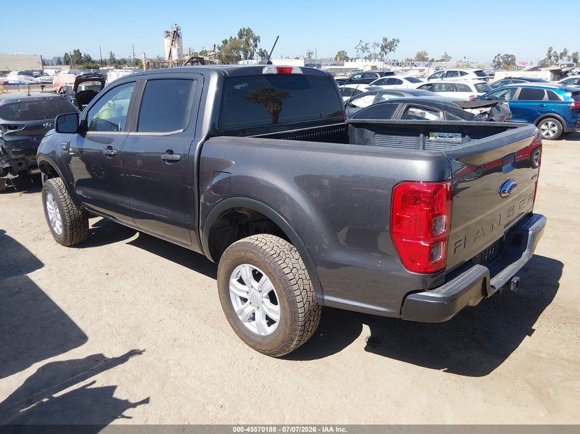 2020 Ford Ranger VIN 1FTER4EH8LLA10697 IAAI salvage auction — FRONT END, Salvage (California), sold $10,250 on 2026-07-29 (photo 3)