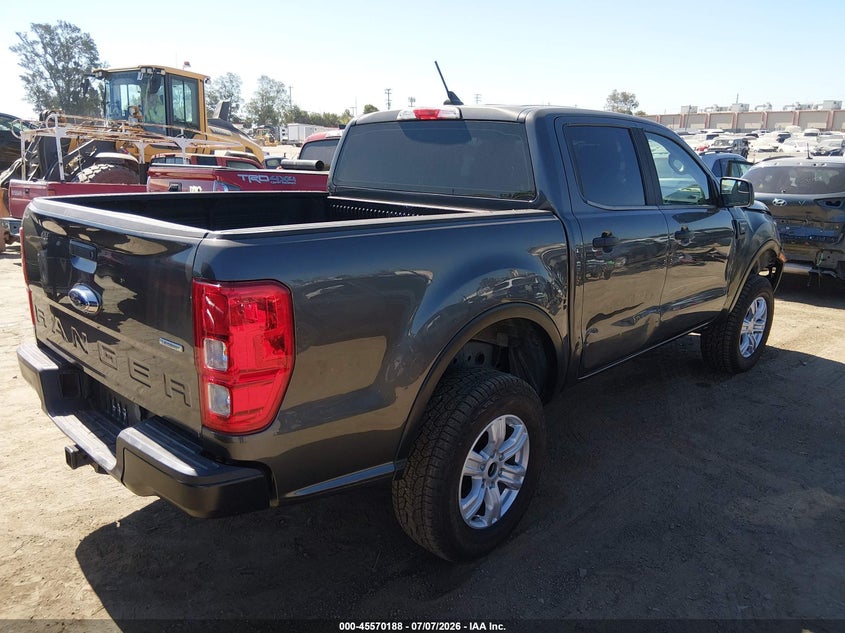 2020 Ford Ranger VIN 1FTER4EH8LLA10697 IAAI salvage auction — FRONT END, Salvage (California), sold $10,250 on 2026-07-29 (photo 4)