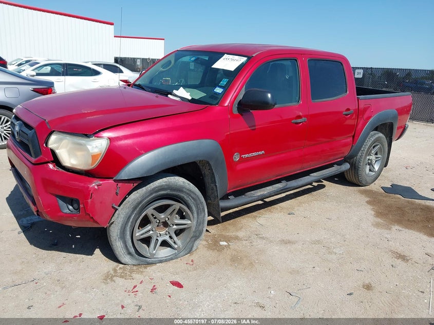 2014 Toyota Tacoma VIN 5TFJX4GN0EX035791 IAAI salvage auction — UNDERCARRIAGE, Salvage (Texas), sold $4,200 on 2026-08-01 (photo 2)