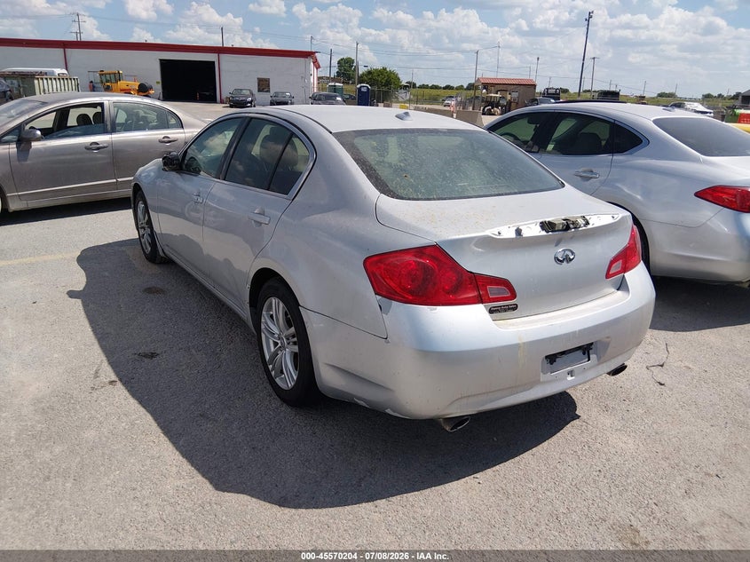 2009 Infiniti G37 VIN JNKCV61E39M014510 IAAI salvage auction — NORMAL WEAR, Salvage (Texas), sold $825 on 2026-07-20 (photo 3)