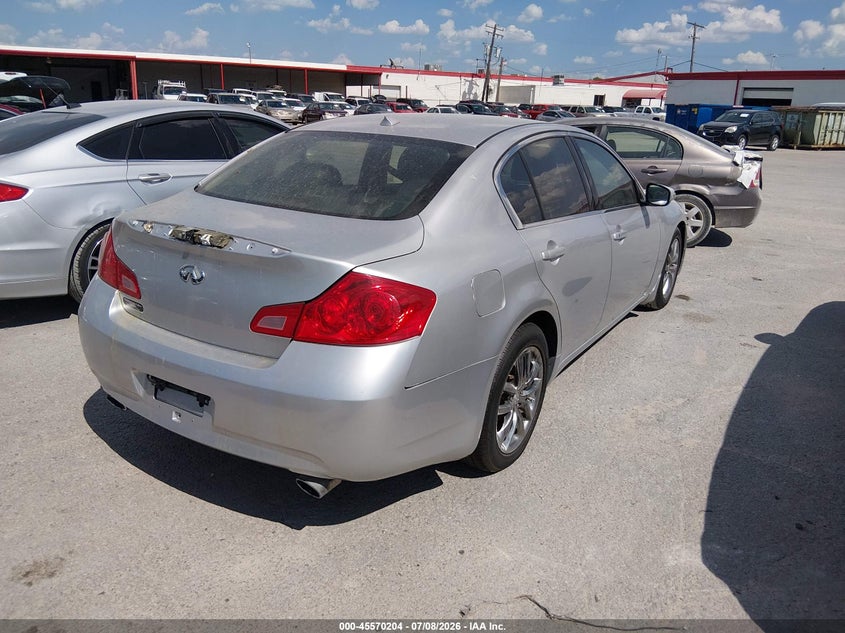 2009 Infiniti G37 VIN JNKCV61E39M014510 IAAI salvage auction — NORMAL WEAR, Salvage (Texas), sold $825 on 2026-07-20 (photo 4)