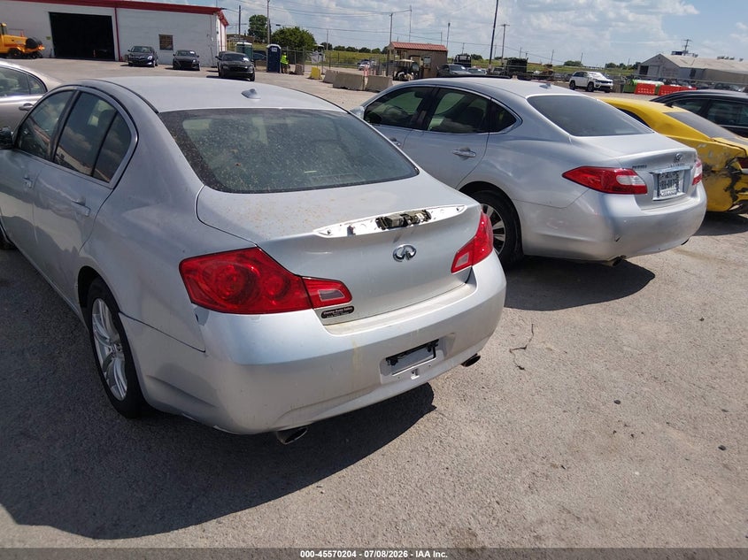 2009 Infiniti G37 VIN JNKCV61E39M014510 IAAI salvage auction — NORMAL WEAR, Salvage (Texas), sold $825 on 2026-07-20 (photo 6)