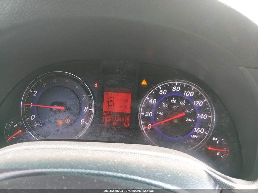 2009 Infiniti G37 VIN JNKCV61E39M014510 IAAI salvage auction — NORMAL WEAR, Salvage (Texas), sold $825 on 2026-07-20 (photo 7)