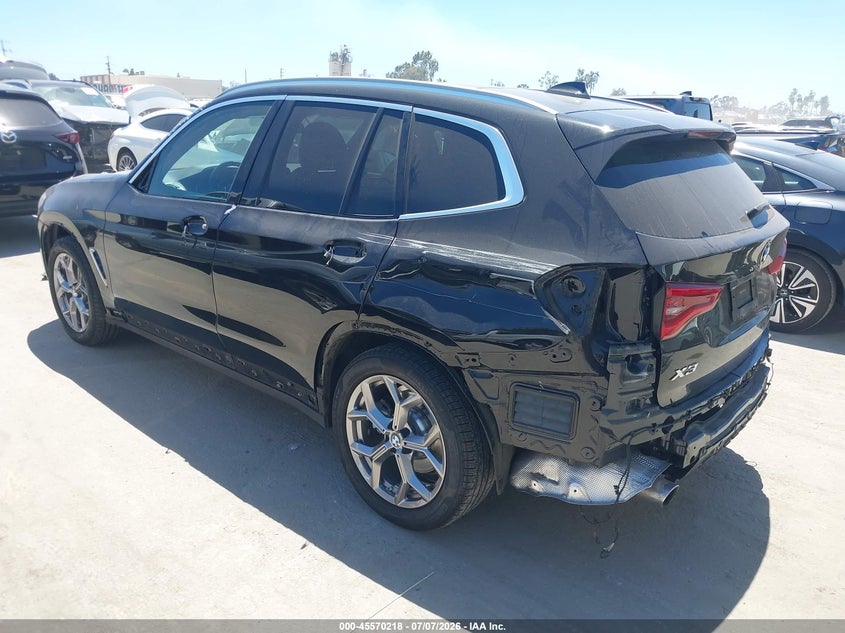 2021 BMW X3 VIN 5UXTY3C0XM9G42313 IAAI salvage auction — REAR END, Salvage Title, sold $25 on 2026-07-29 (photo 3)