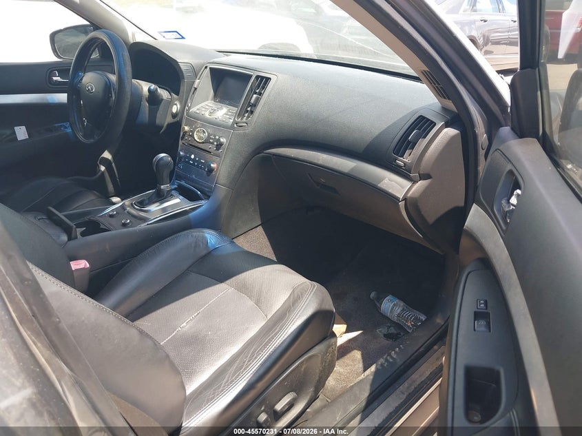 2013 Infiniti G VIN JN1CV6AP3DM713974 IAAI salvage auction — REPOSSESSION, Original (Texas), sold $275 on 2026-07-20 (photo 5)