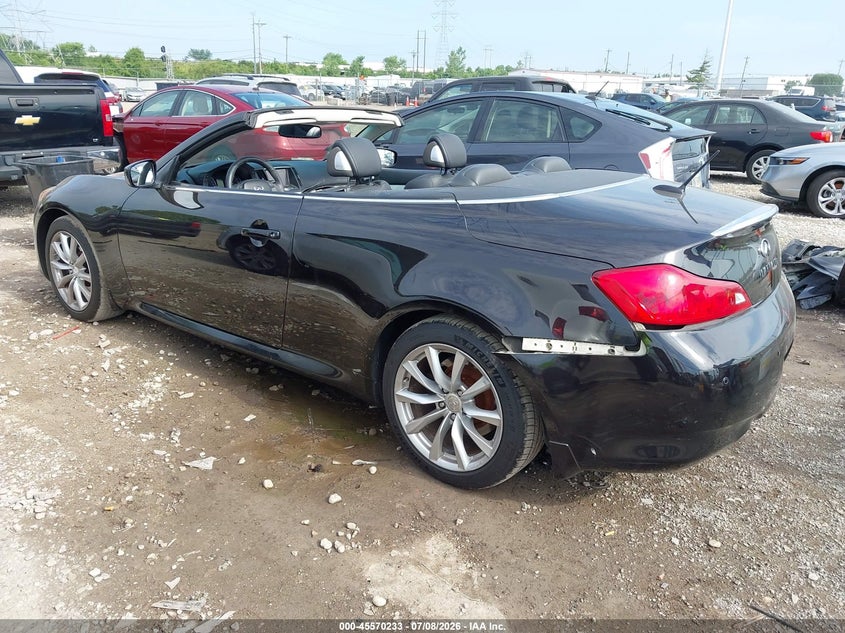 2011 Infiniti G37 VIN JN1CV6FE8BM953946 IAAI salvage auction — REAR END, Salvage (Ohio), sold $2,050 on 2026-07-25 (photo 3)