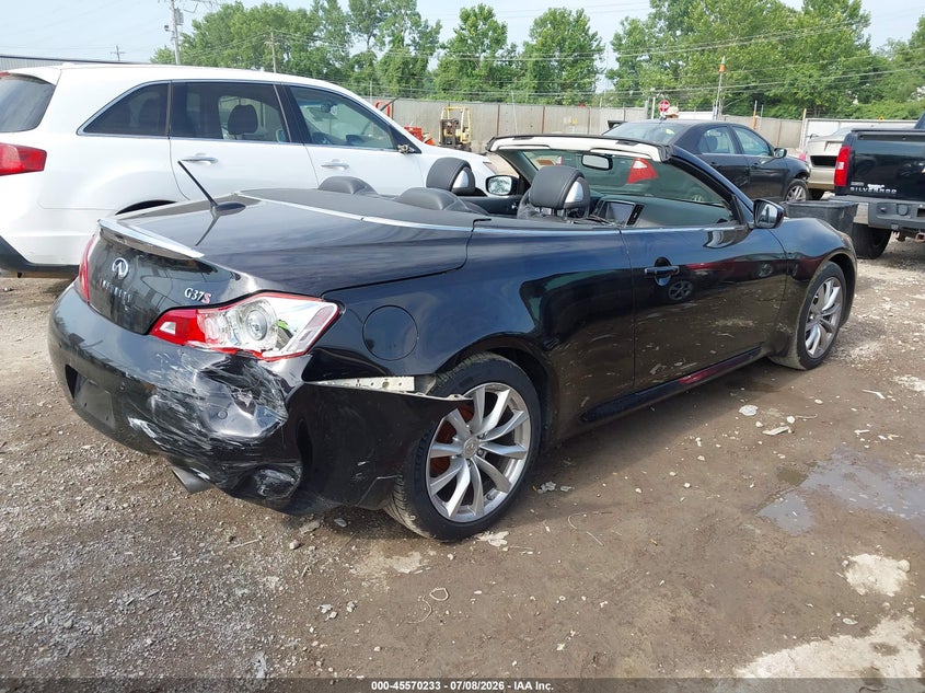 2011 Infiniti G37 VIN JN1CV6FE8BM953946 IAAI salvage auction — REAR END, Salvage (Ohio), sold $2,050 on 2026-07-25 (photo 4)