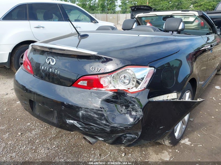 2011 Infiniti G37 VIN JN1CV6FE8BM953946 IAAI salvage auction — REAR END, Salvage (Ohio), sold $2,050 on 2026-07-25 (photo 6)
