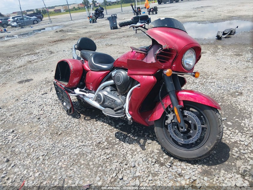 2011 Kawasaki Vn1700 VIN JKBVNRJ1XBA000383 IAAI salvage auction — RIGHT FRONT, Salvage (Georgia), sold $750 on 2026-09-13 (photo 1)
