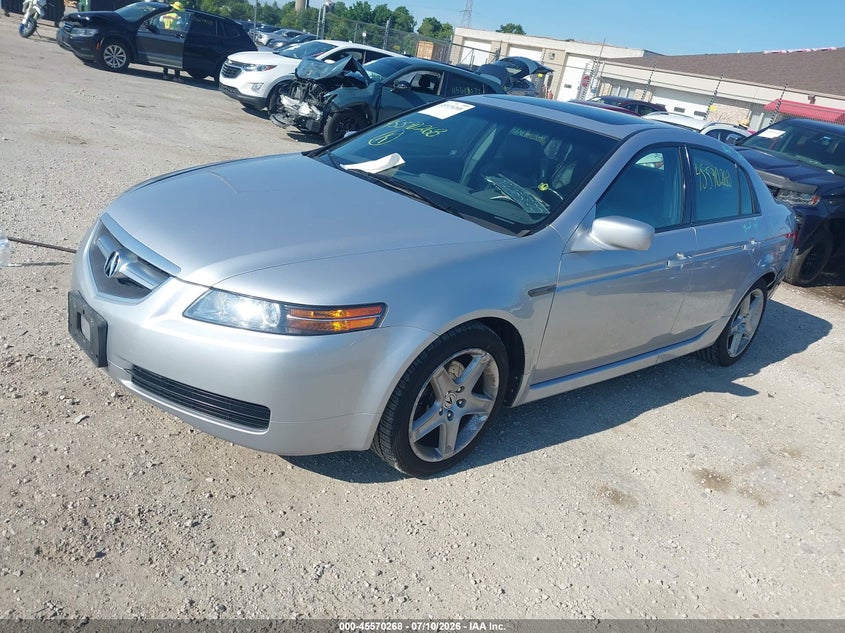 2004 Acura Tl VIN 19UUA66214A066083 IAAI salvage auction — REAR END, Clear (Wisconsin), sold $1,050 on 2026-09-01 (photo 2)