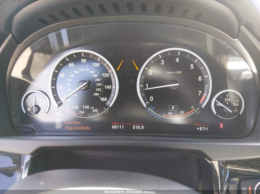 2016 BMW X5 VIN 5UXKR2C50G0R70117 IAAI salvage auction — SUSPENSION, Salvage (California), sold $6,100 on 2026-07-22 (photo 7)