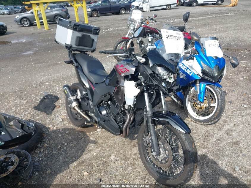 2021 Kawasaki VIN JKALE8C10MDA10914 IAAI salvage auction — FRONT END, Salvage Title, sold $625 on 2026-09-13 (photo 1)