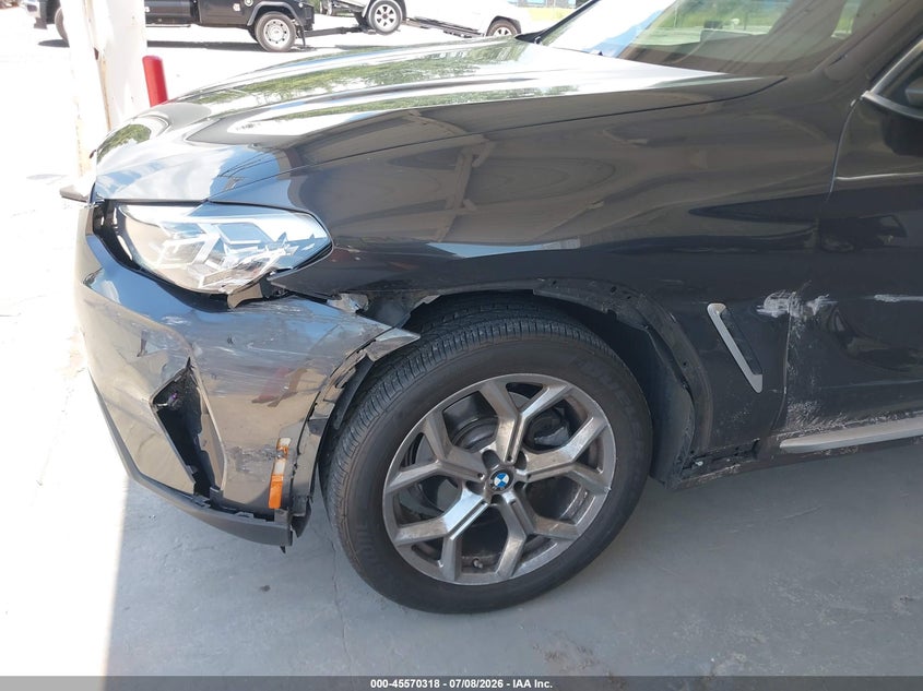 2022 BMW X4 VIN 5UX33DT05N9H43409 IAAI salvage auction — LEFT SIDE, Rebuildable (Florida), sold $25 on 2026-07-29 (photo 6)