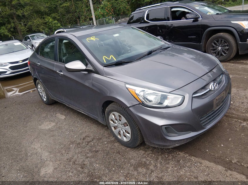 2015 Hyundai Accent VIN KMHCT4AE4FU792382 IAAI salvage auction — NORMAL WEAR, Clear (Maryland), sold $750 on 2026-07-29 (photo 1)