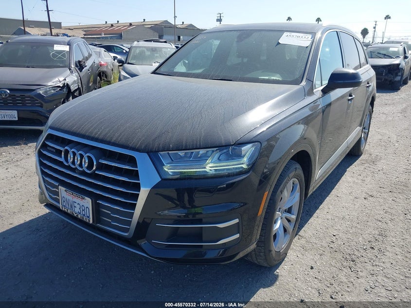 2019 Audi Q7 VIN WA1AHAF72KD045406 IAAI salvage auction — REAR END, Salvage Title, sold $11,100 on 2026-08-21 (photo 2)