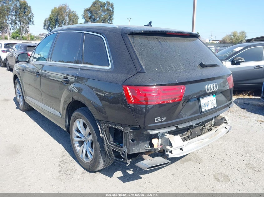 2019 Audi Q7 VIN WA1AHAF72KD045406 IAAI salvage auction — REAR END, Salvage Title, sold $11,100 on 2026-08-21 (photo 3)