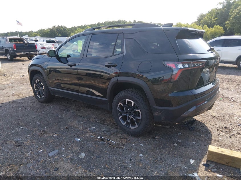 2025 Chevrolet Equinox VIN 3GNAXKEG4SL209983 IAAI salvage auction — ENGINE DAMAGE, Salvage Title, sold $10,500 on 2026-08-22 (photo 3)