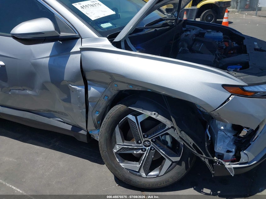 2022 Hyundai Tucson VIN KM8JBDA25NU071082 IAAI salvage auction — RIGHT SIDE, Salvage Certificate (California), sold $7,800 on 2026-07-26 (photo 6)