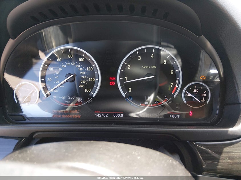 2013 BMW VIN WBAFU7C52DDU67530 IAAI salvage auction — FRONT END, Salvage (California), sold $25 on 2026-07-29 (photo 7)