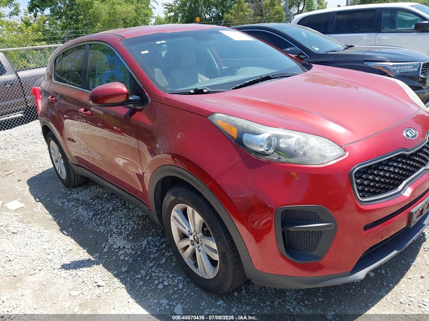 2017 Kia Sportage VIN KNDPM3AC0H7191385 IAAI salvage auction — THEFT, Rebuildable (Florida), sold $25 on 2026-07-28 (photo 1)