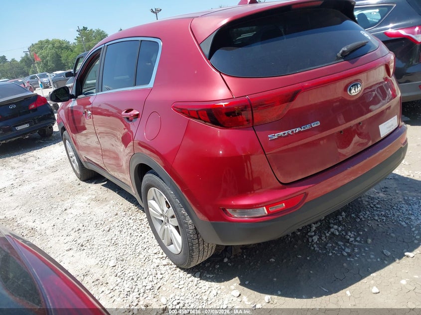 2017 Kia Sportage VIN KNDPM3AC0H7191385 IAAI salvage auction — THEFT, Rebuildable (Florida), sold $25 on 2026-07-28 (photo 3)