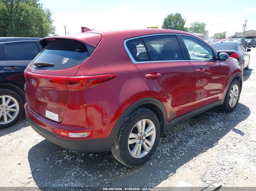 2017 Kia Sportage VIN KNDPM3AC0H7191385 IAAI salvage auction — THEFT, Rebuildable (Florida), sold $25 on 2026-07-28 (photo 4)
