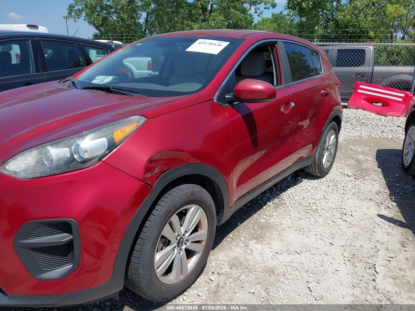 2017 Kia Sportage VIN KNDPM3AC0H7191385 IAAI salvage auction — THEFT, Rebuildable (Florida), sold $25 on 2026-07-28 (photo 6)