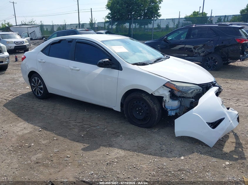 2017 Toyota Corolla VIN 5YFBURHE7HP703954 IAAI salvage auction — FRONT END, Salvage (Pennsylvania), sold $2,500 on 2026-07-24 (photo 1)