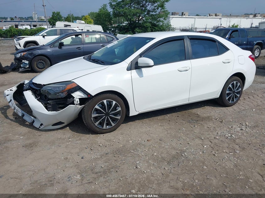 2017 Toyota Corolla VIN 5YFBURHE7HP703954 IAAI salvage auction — FRONT END, Salvage (Pennsylvania), sold $2,500 on 2026-07-24 (photo 2)