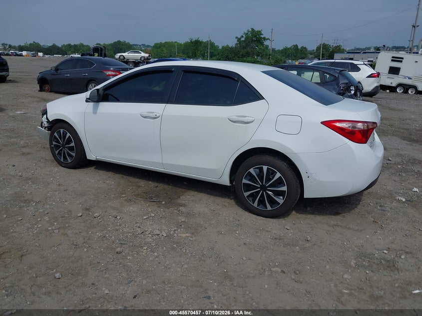 2017 Toyota Corolla VIN 5YFBURHE7HP703954 IAAI salvage auction — FRONT END, Salvage (Pennsylvania), sold $2,500 on 2026-07-24 (photo 3)