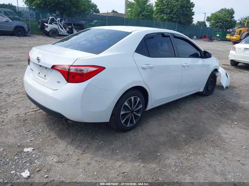 2017 Toyota Corolla VIN 5YFBURHE7HP703954 IAAI salvage auction — FRONT END, Salvage (Pennsylvania), sold $2,500 on 2026-07-24 (photo 4)