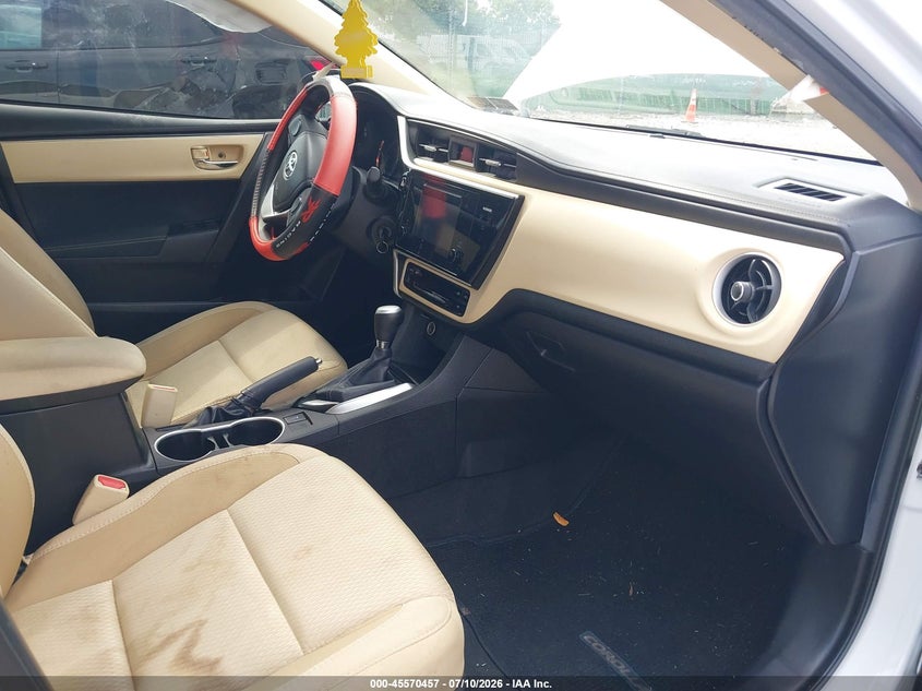 2017 Toyota Corolla VIN 5YFBURHE7HP703954 IAAI salvage auction — FRONT END, Salvage (Pennsylvania), sold $2,500 on 2026-07-24 (photo 5)