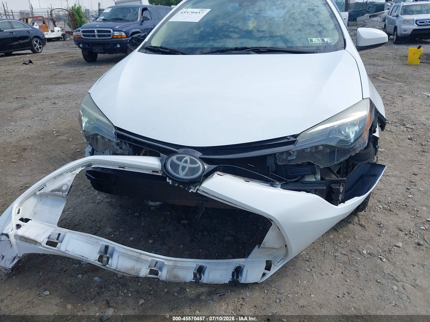 2017 Toyota Corolla VIN 5YFBURHE7HP703954 IAAI salvage auction — FRONT END, Salvage (Pennsylvania), sold $2,500 on 2026-07-24 (photo 6)