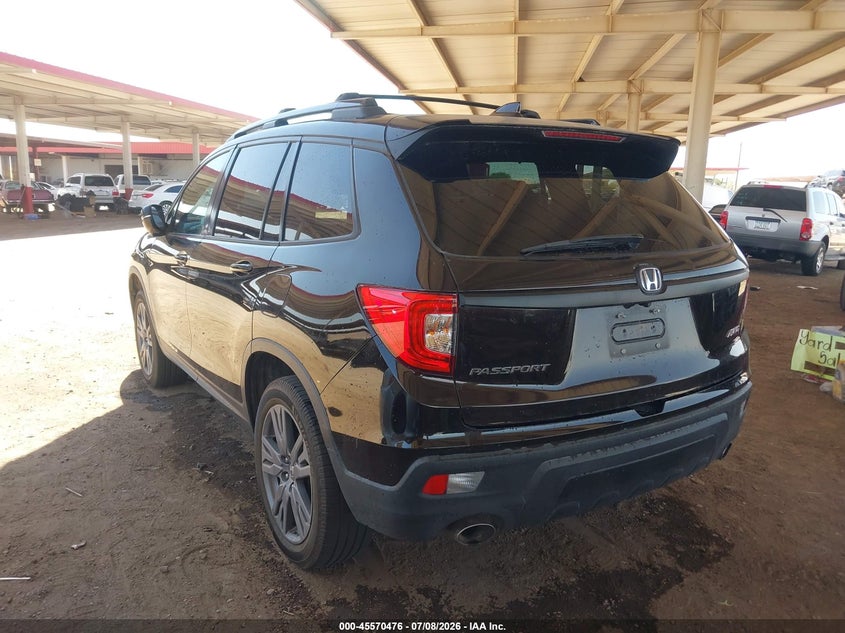 2020 Honda Passport VIN 5FNYF8H55LB013042 IAAI salvage auction — NORMAL WEAR, Clear (Arizona), sold $8,800 on 2026-07-28 (photo 3)