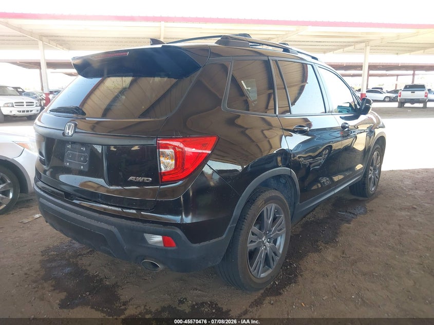 2020 Honda Passport VIN 5FNYF8H55LB013042 IAAI salvage auction — NORMAL WEAR, Clear (Arizona), sold $8,800 on 2026-07-28 (photo 4)