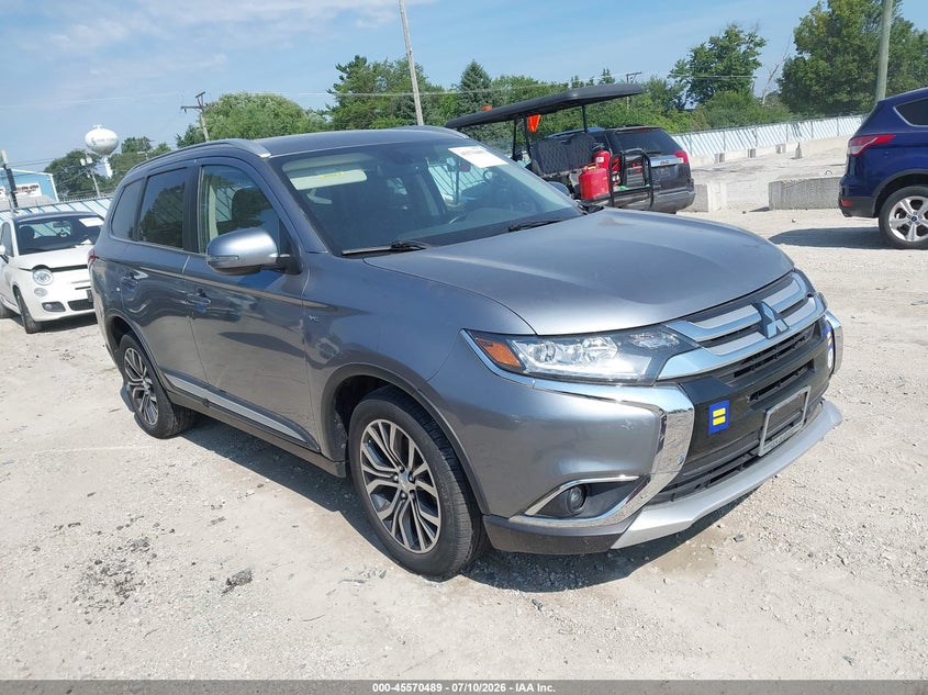 2016 Mitsubishi Outlander VIN JA4JZ4AX1GZ034364 IAAI salvage auction — RIGHT FRONT, Salvage (Illinois), sold $3,500 on 2026-08-20 (photo 1)