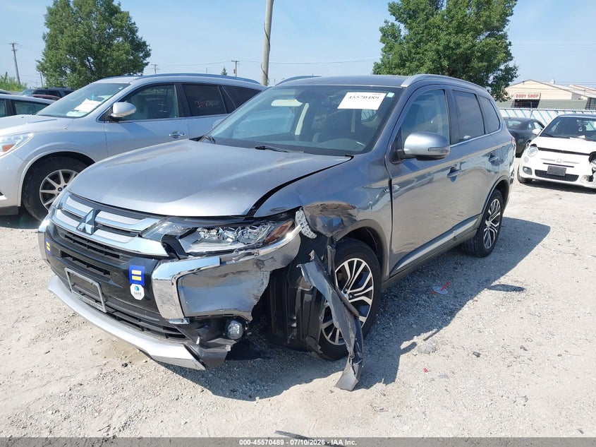 2016 Mitsubishi Outlander VIN JA4JZ4AX1GZ034364 IAAI salvage auction — RIGHT FRONT, Salvage (Illinois), sold $3,500 on 2026-08-20 (photo 2)