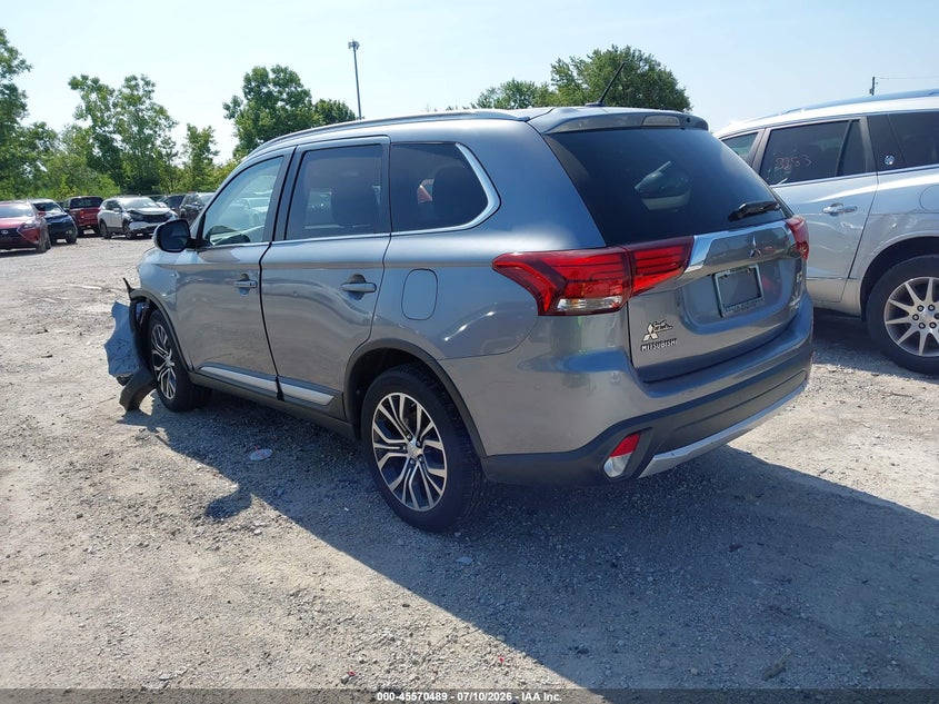 2016 Mitsubishi Outlander VIN JA4JZ4AX1GZ034364 IAAI salvage auction — RIGHT FRONT, Salvage (Illinois), sold $3,500 on 2026-08-20 (photo 3)