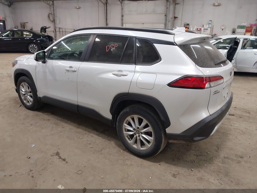 2022 Toyota Corolla cross VIN 7MUCAABG0NV006983 IAAI salvage auction — SIDE, Salvage (Pennsylvania), sold $4,150 on 2026-07-30 (photo 3)