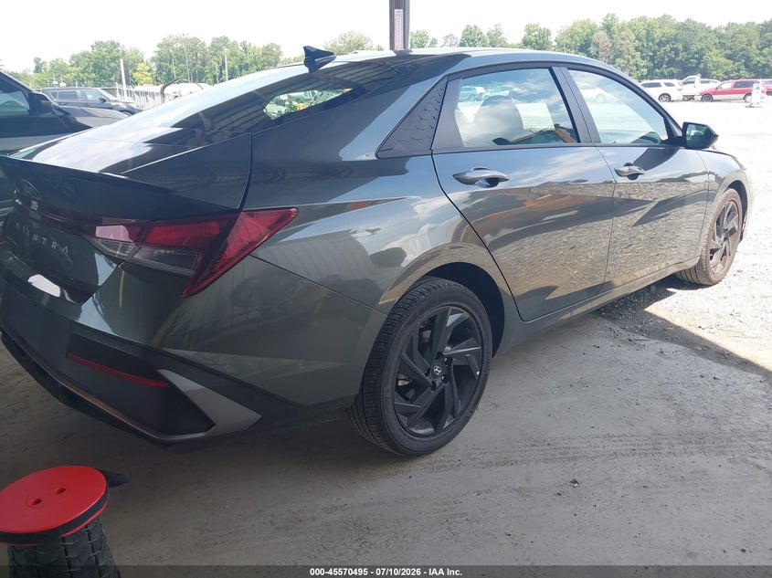 2026 Hyundai Elantra VIN KMHLM4DG5TU204706 IAAI salvage auction — REAR END, Enterprise Vehicles Clear Only (Georgia), sold $14,750 on 2026-07-15 (photo 4)