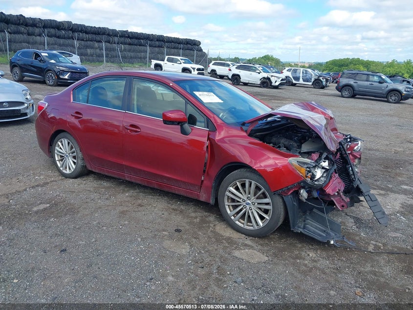 2016 Subaru Impreza VIN JF1GJAF65GH008822 IAAI salvage auction — FRONT END, Salvage (Pennsylvania), sold $400 on 2026-07-31 (photo 1)