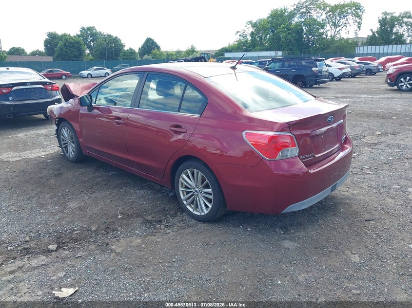 2016 Subaru Impreza VIN JF1GJAF65GH008822 IAAI salvage auction — FRONT END, Salvage (Pennsylvania), sold $400 on 2026-07-31 (photo 3)