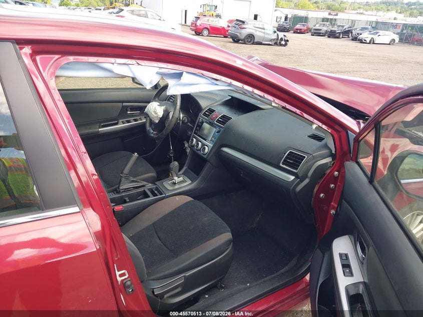 2016 Subaru Impreza VIN JF1GJAF65GH008822 IAAI salvage auction — FRONT END, Salvage (Pennsylvania), sold $400 on 2026-07-31 (photo 5)