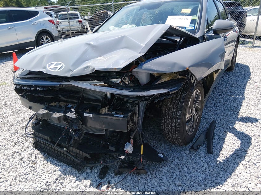 2026 Hyundai Sonata VIN KMHL24JJ6TA156964 IAAI salvage auction — FRONT END, Certificate Of Destruction (Florida), sold $6,025 on 2026-07-15 (photo 6)